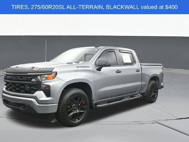 Used 2026 Chevrolet Silverado 1500 Custom w/ Turbomax Blackout Package AWD/4WD image 3
