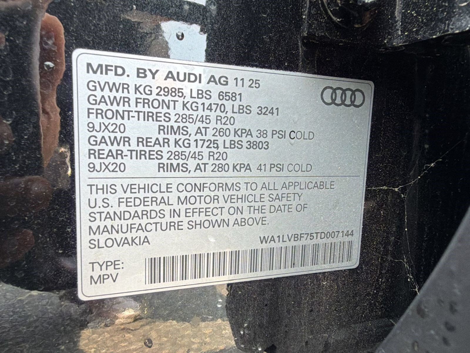 Certified 2026 Audi Q7 2.0T Premium Plus w/ Premium Plus Package AWD/4WD image 25