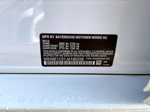 Used 2018 BMW 330e w/ Premium Package RWD image 32