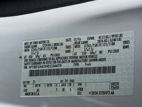 Used 2017 Ford F250 XL w/ Power Equipment Group image 12