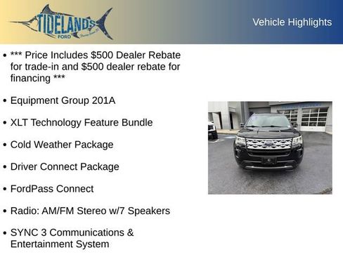 Used 2019 Ford Explorer XLT w/ Equipment Group 201A image 12