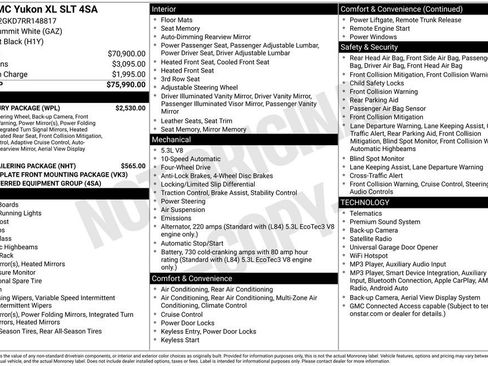 Used 2024 GMC Yukon XL SLT w/ SLT Luxury Package AWD/4WD image 1