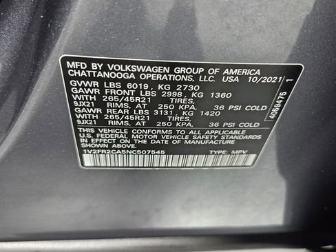 Used 2022 Volkswagen Atlas SEL Premium AWD/4WD image 20