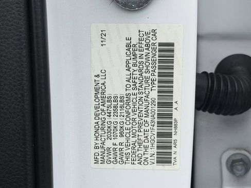 Certified 2022 Honda Accord Sport Special Edition image 21