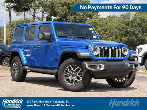 Used 2025 Jeep Wrangler Unlimited Sahara AWD/4WD image 1