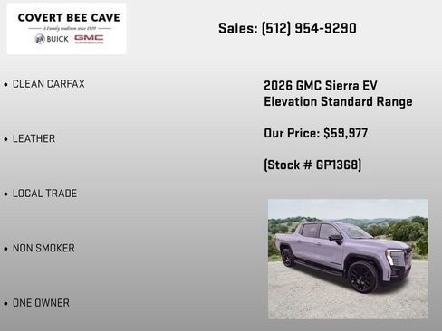 Certified 2026 GMC Sierra EV Elevation AWD/4WD image 6