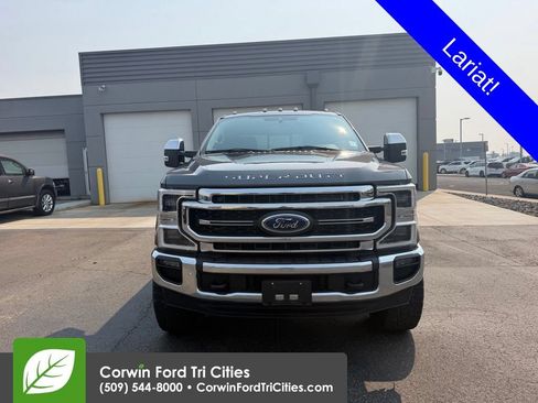 Used 2021 Ford F350 Lariat w/ Lariat Ultimate Package AWD/4WD image 3