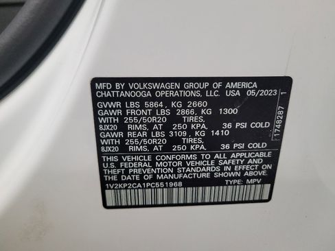 Used 2023 Volkswagen Atlas SE w/ Panoramic Sunroof Package AWD/4WD image 33