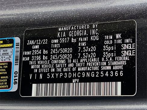 Used 2022 Kia Telluride EX w/ EX Premium Package image 31