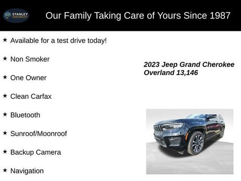 Used 2023 Jeep Grand Cherokee Overland w/ Luxury Tech Group IV image 9