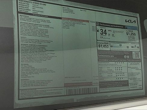 New 2026 Kia Sorento EX image 14