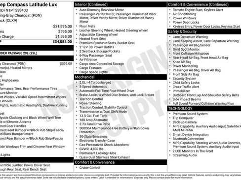 Used 2023 Jeep Compass Latitude AWD/4WD image 25