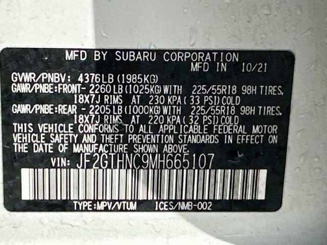 Used 2021 Subaru Crosstrek 2.5i Limited w/ Moonroof Package 2 AWD/4WD image 31