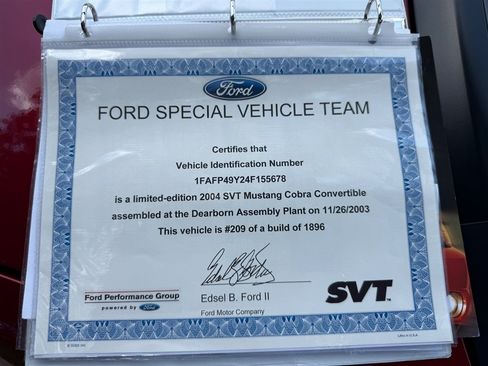 Used 2004 Ford Mustang Cobra RWD image 61