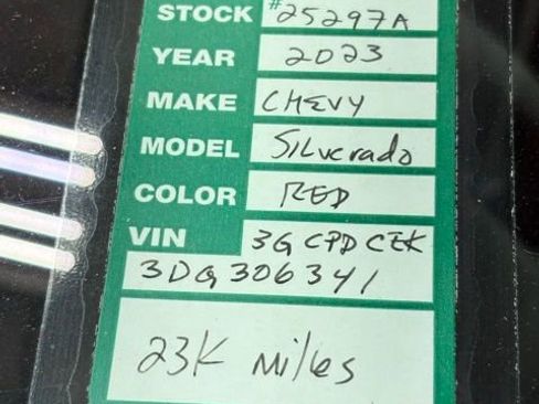 Used 2023 Chevrolet Silverado 1500 Custom Trail Boss w/ LPO, Dark Essentials Package image 21