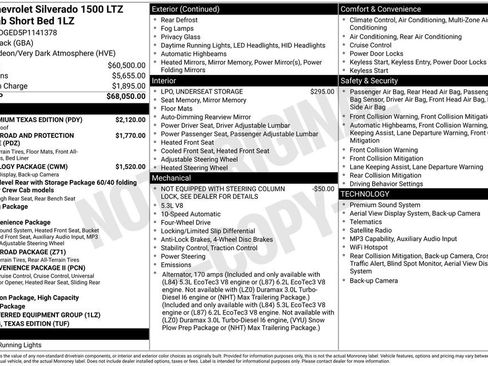 Used 2023 Chevrolet Silverado 1500 LTZ w/ LTZ Premium Texas Edition AWD/4WD image 12