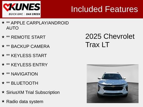 Used 2025 Chevrolet Trax LT FWD image 2