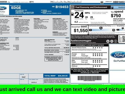 Used 2017 Ford Edge SEL w/ Equipment Group 201A
