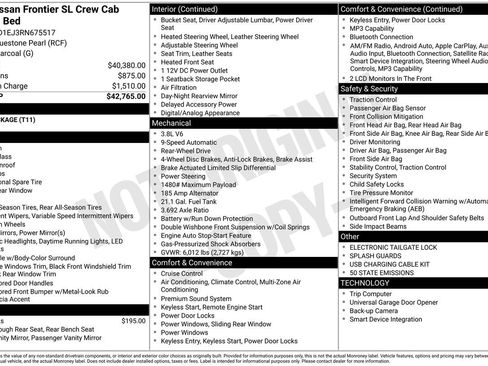 Certified 2024 Nissan Frontier SL RWD image 35