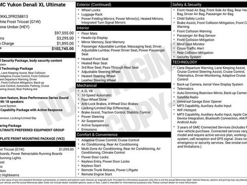 Used 2023 GMC Yukon XL Denali Ultimate AWD/4WD image 5