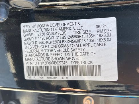 Used 2024 Honda Ridgeline Black Edition image 13