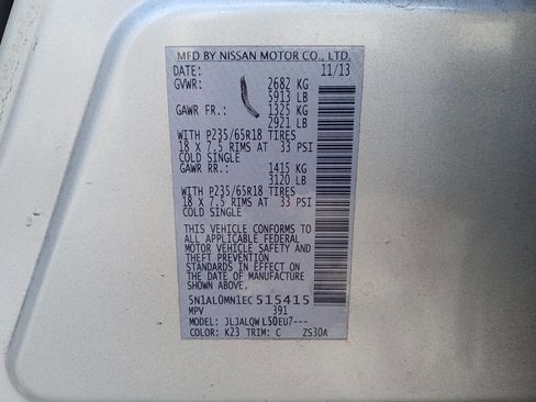 Used 2014 INFINITI QX60 FWD image 25