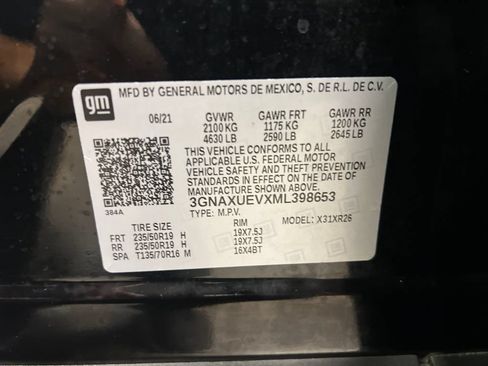 Certified 2021 Chevrolet Equinox LT AWD/4WD image 28