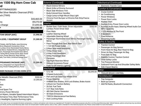 Used 2021 RAM 1500 Big Horn w/ Trailer Tow Group image 47