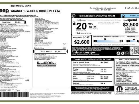 Certified 2025 Jeep Wrangler Unlimited Rubicon image 4