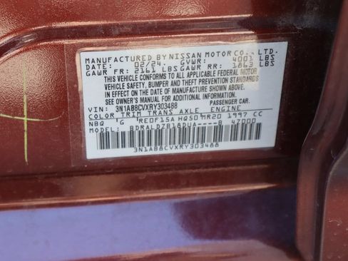 Used 2024 Nissan Sentra SV FWD image 27