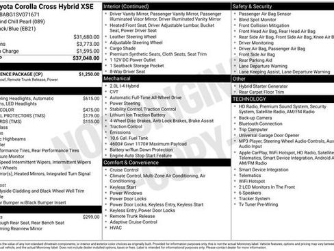 Used 2025 Toyota Corolla Cross AWD Hybrid w/ Convenience Package image 7