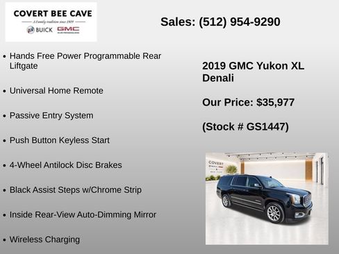 Used 2019 GMC Yukon XL Denali AWD/4WD image 31