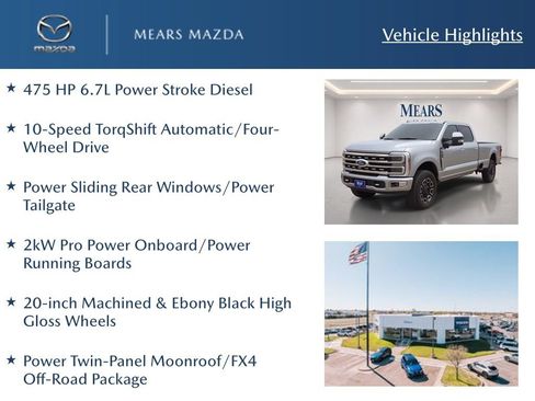 Used 2024 Ford F350 Platinum w/ FX4 Off-Road Package AWD/4WD image 2