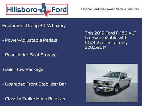 Used 2019 Ford F150 XLT w/ Equipment Group 302A Luxury RWD image 9
