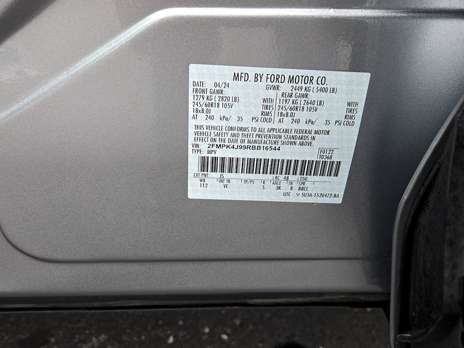 Used 2024 Ford Edge SEL w/ Convenience Package AWD/4WD image 25