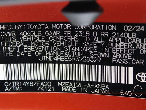 Used 2024 Toyota Corolla SE FWD image 38