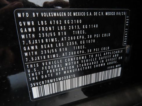 New 2025 Volkswagen Tiguan S image 29