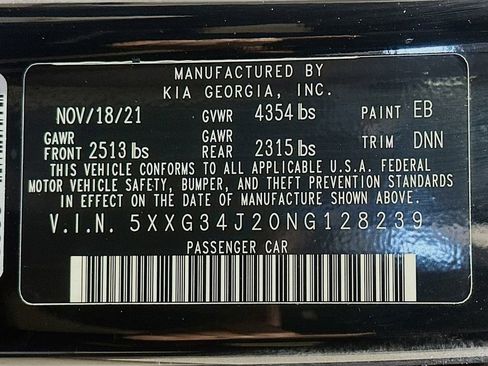 Certified 2022 Kia K5 EX image 33