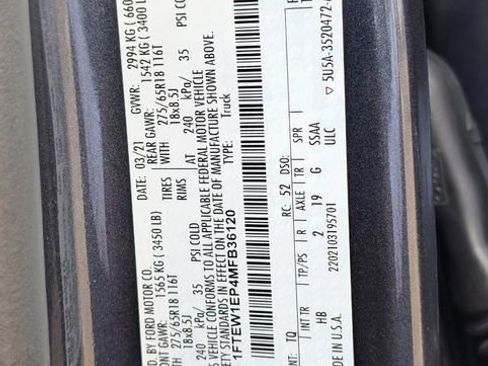 Used 2021 Ford F150 Lariat w/ Tow Technology Package image 31