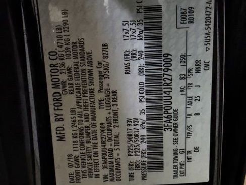 Used 2018 Ford Fusion S image 51