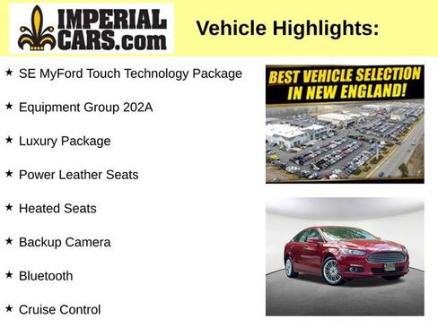 Used 2016 Ford Fusion SE w/ Equipment Group 202A FWD image 8