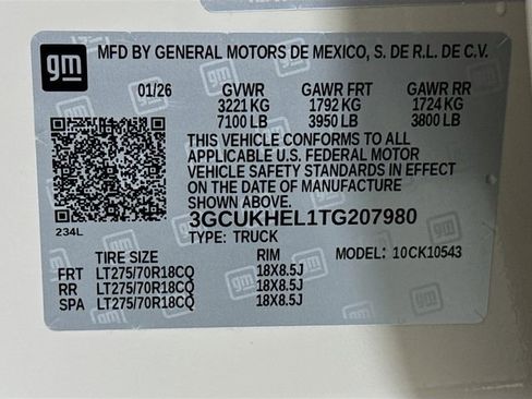 New 2026 Chevrolet Silverado 1500 ZR2 w/ LPO, Dark Essentials Package AWD/4WD image 33