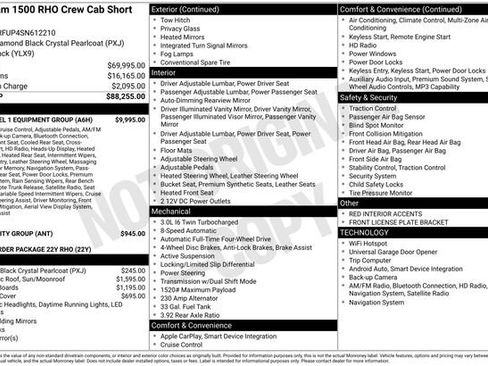 Used 2025 RAM 1500 RHO w/ RHO Level 1 Equipment Group AWD/4WD image 31