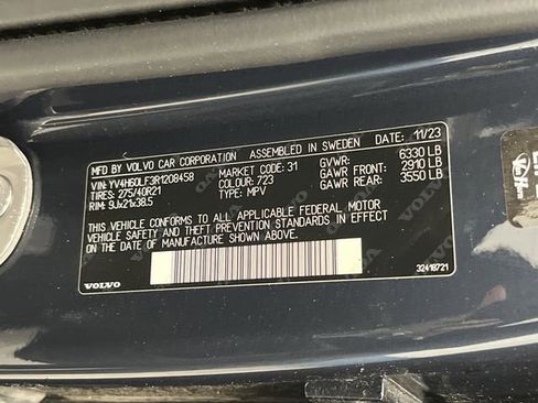 Used 2024 Volvo XC90 T8 Ultimate w/ Protection Package Premier image 42