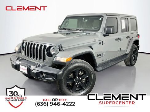 Used 2021 Jeep Wrangler Unlimited Sahara AWD/4WD image 1