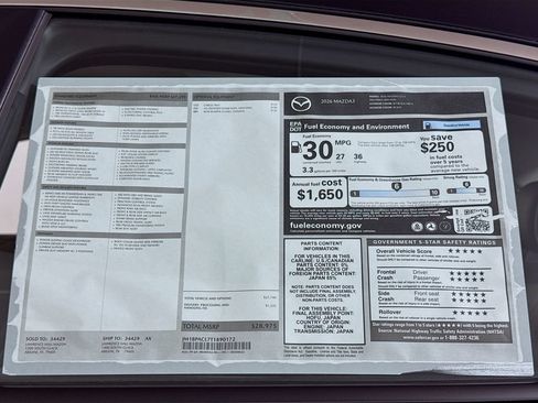 New 2026 MAZDA MAZDA3 2.5 S Sedan w/ Preferred Pkg FWD image 19