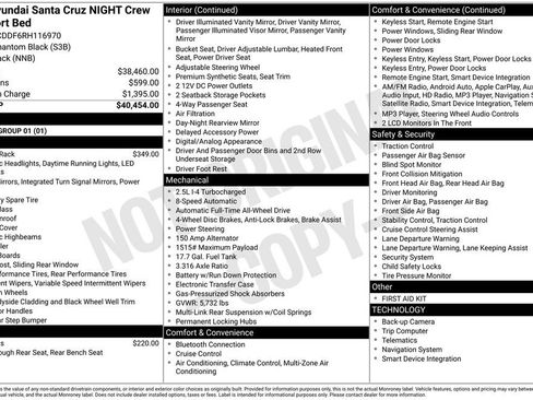 Used 2024 Hyundai Santa Cruz Night image 13