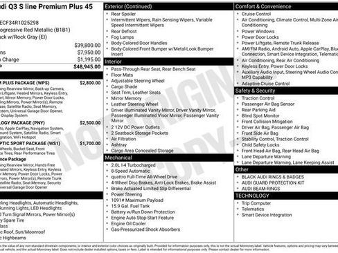 Used 2024 Audi Q3 2.0T Premium Plus w/ Premium Plus Package image 40