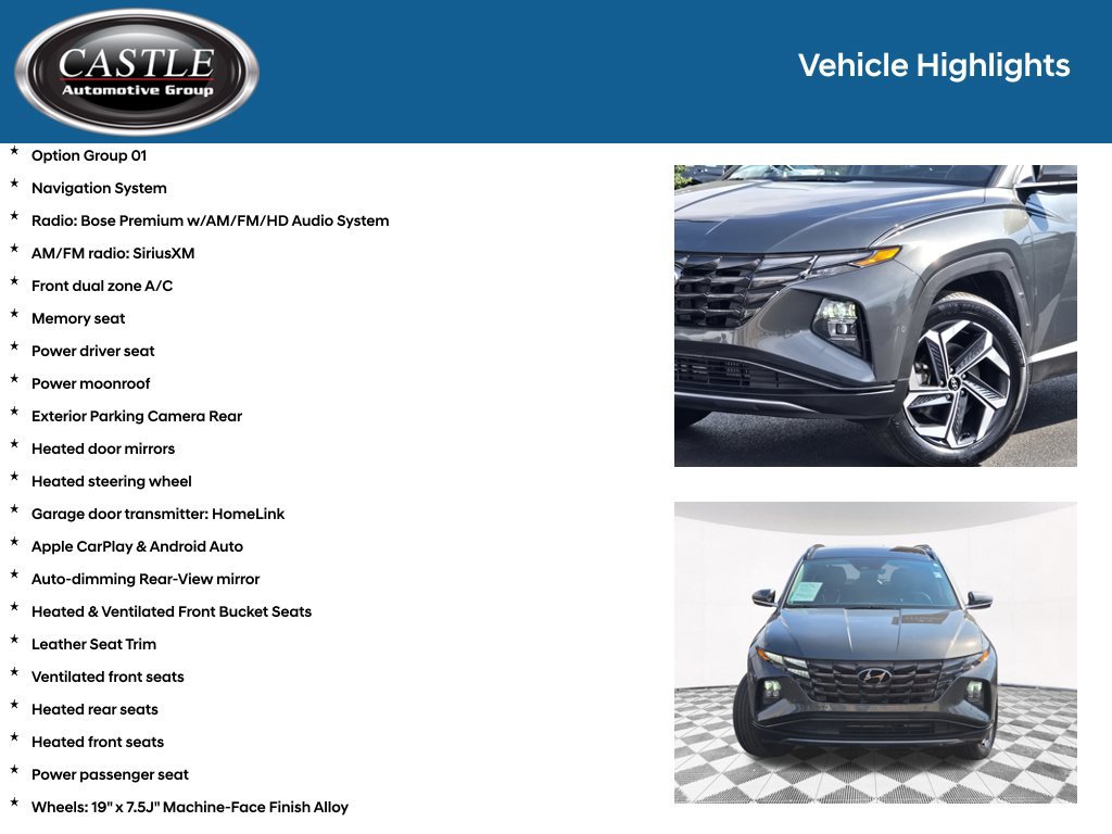 Certified 2024 Hyundai Tucson Limited AWD/4WD image 8