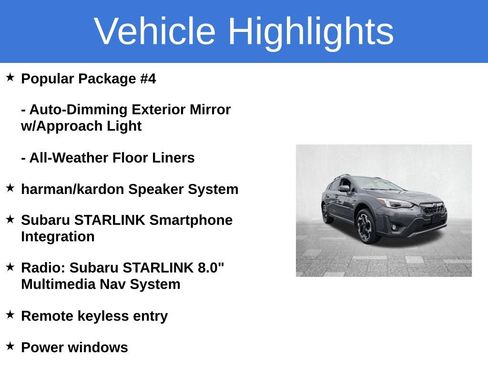 Used 2021 Subaru Crosstrek 2.5i Limited w/ Moonroof Package 2 AWD/4WD image 5